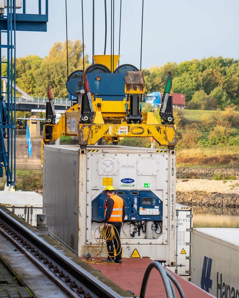 CTD laden en lossen van reefer containers