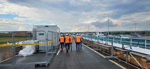 Werkbezoek A12 IJsselbruggen door Container Terminal Doesburg